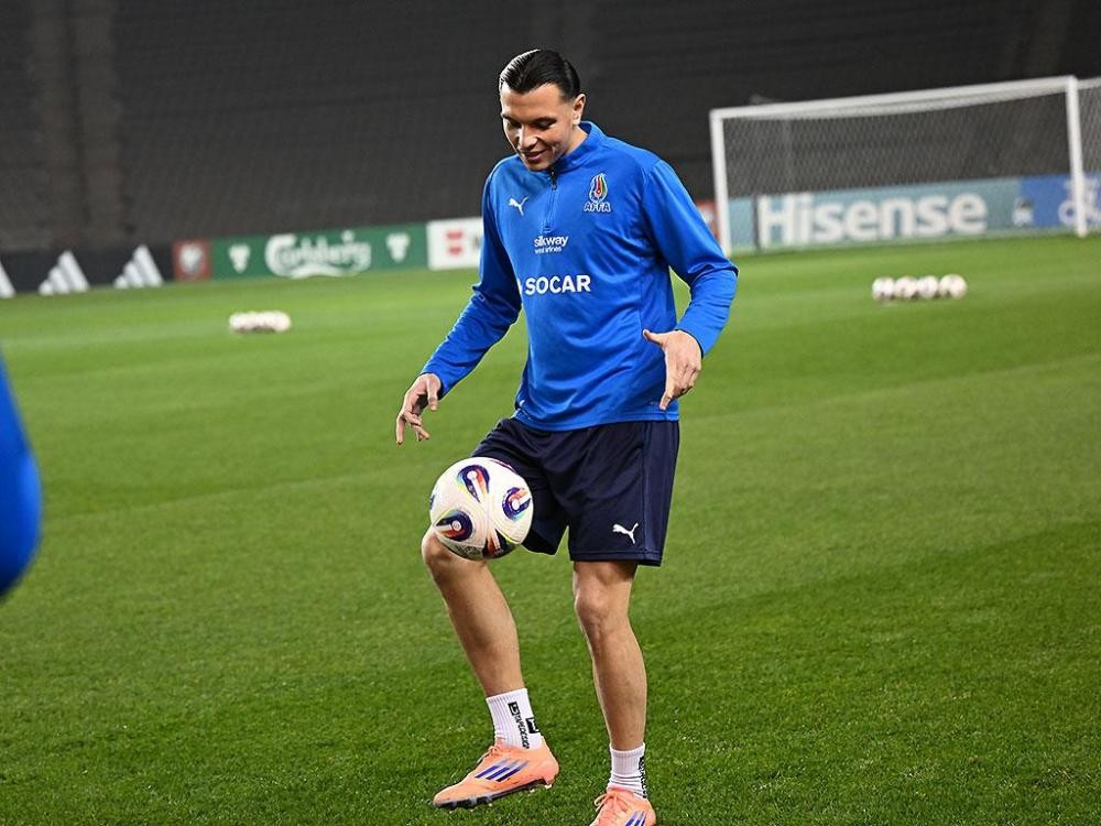 Millimiz Fransa ilə oyuna belə hazırlaşdı - FOTOLAR